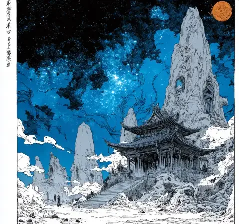 热血题材漫画封面：战斗姿态与火焰
